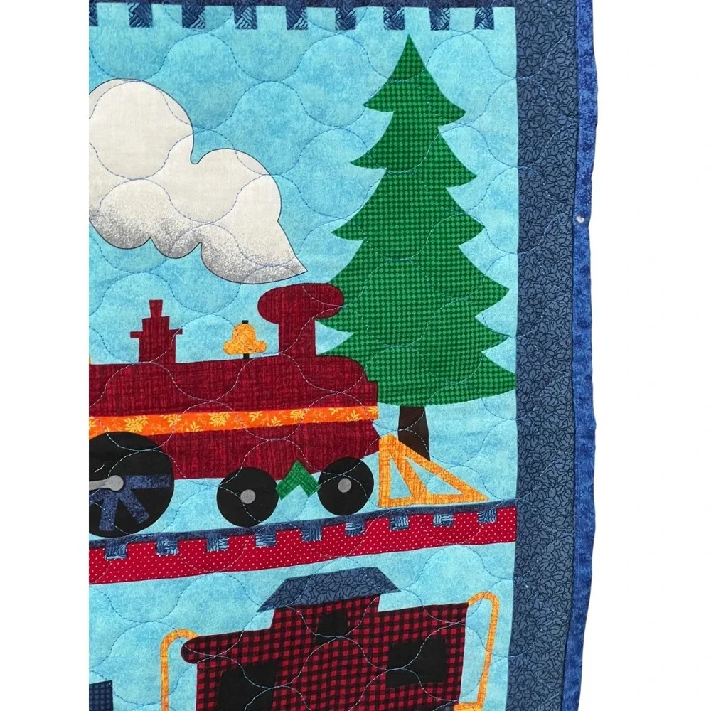 Handmade colorful train
